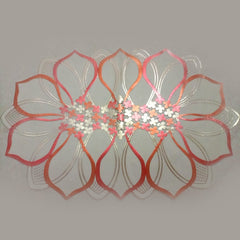 3pcs Coaster Table Mat Set Placemats Coaster Petal Flower