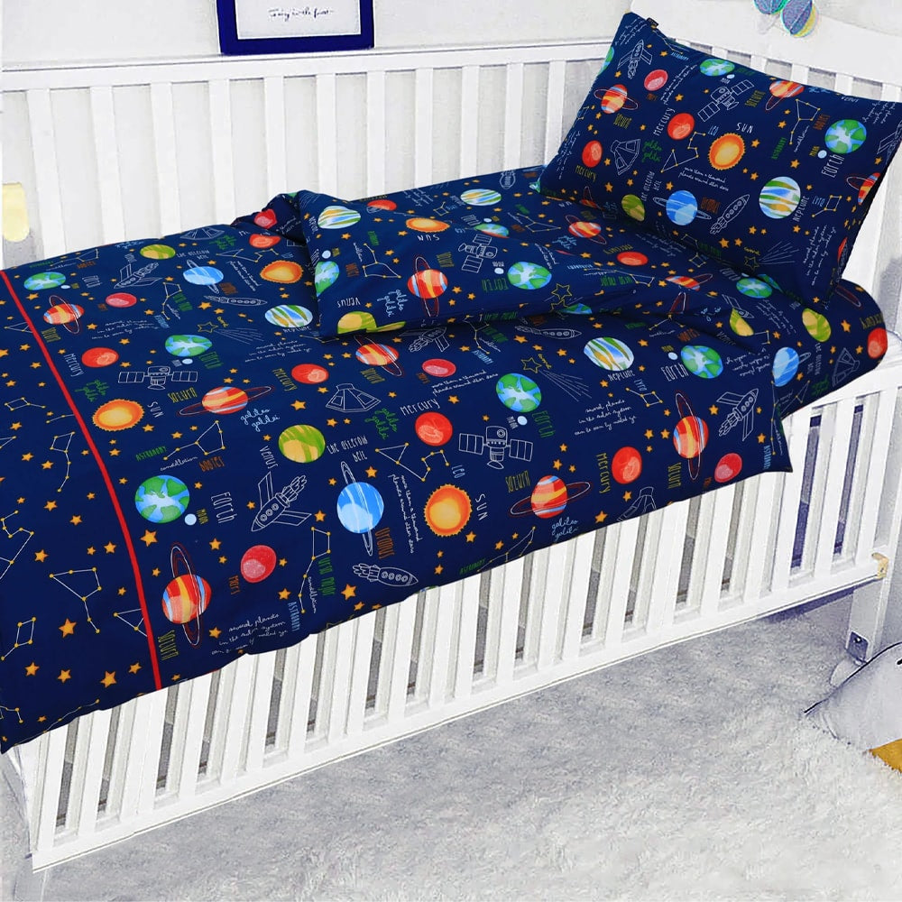 Baby Cot - Bedding Set - Pompous Planet World