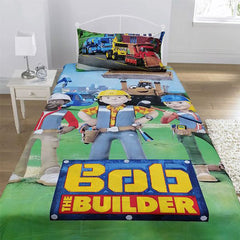 Bob The Builder Cartoon Bed Sheet