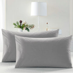 Cotton Pillow Covers - Grey