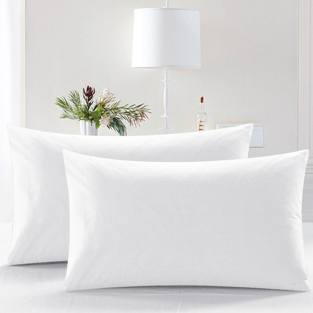 Cotton Pillow Covers - White
