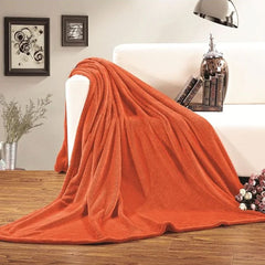 Fleece Blanket-Orange