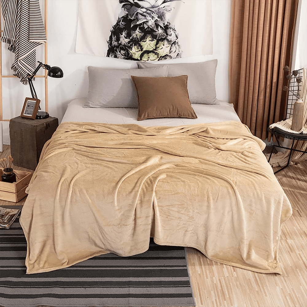 Fleece Blanket – Khaki