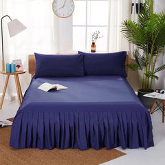 Frill Bed Sheet - Blue