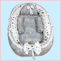 Grey White Baby Nest