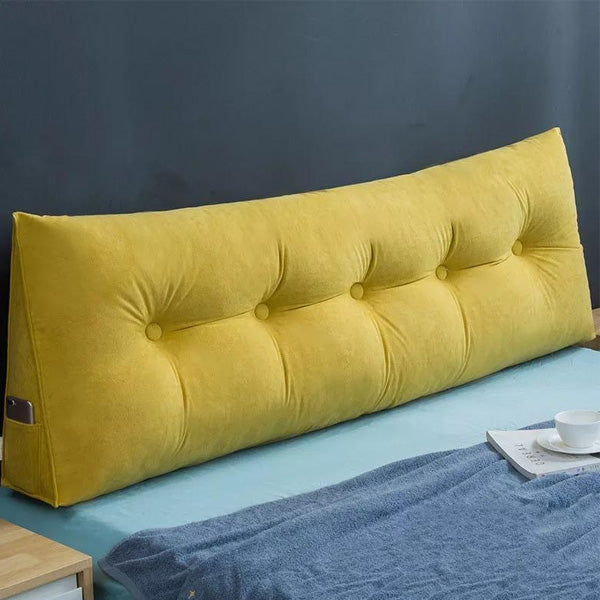 Neck Support Pillow - Yellow Velvet