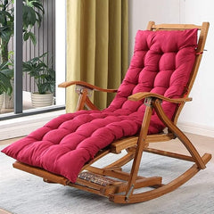 Rocking Chair Velvet Cushion - Max Red