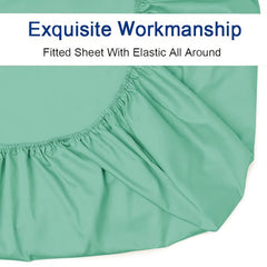Sea foam Color Fitted Sheet