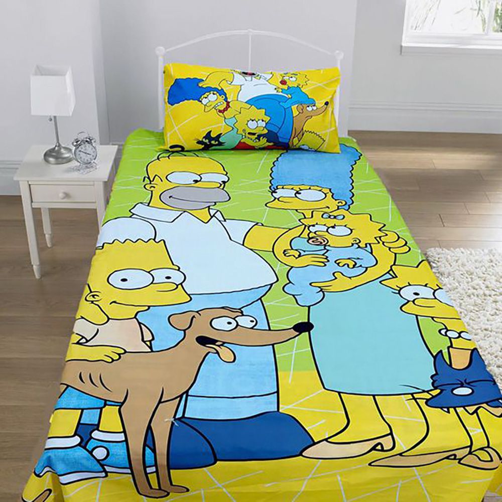 Simpson Cartoon Bed Sheet