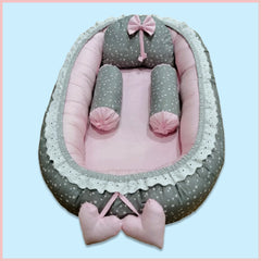 Stars Pink Baby Nest