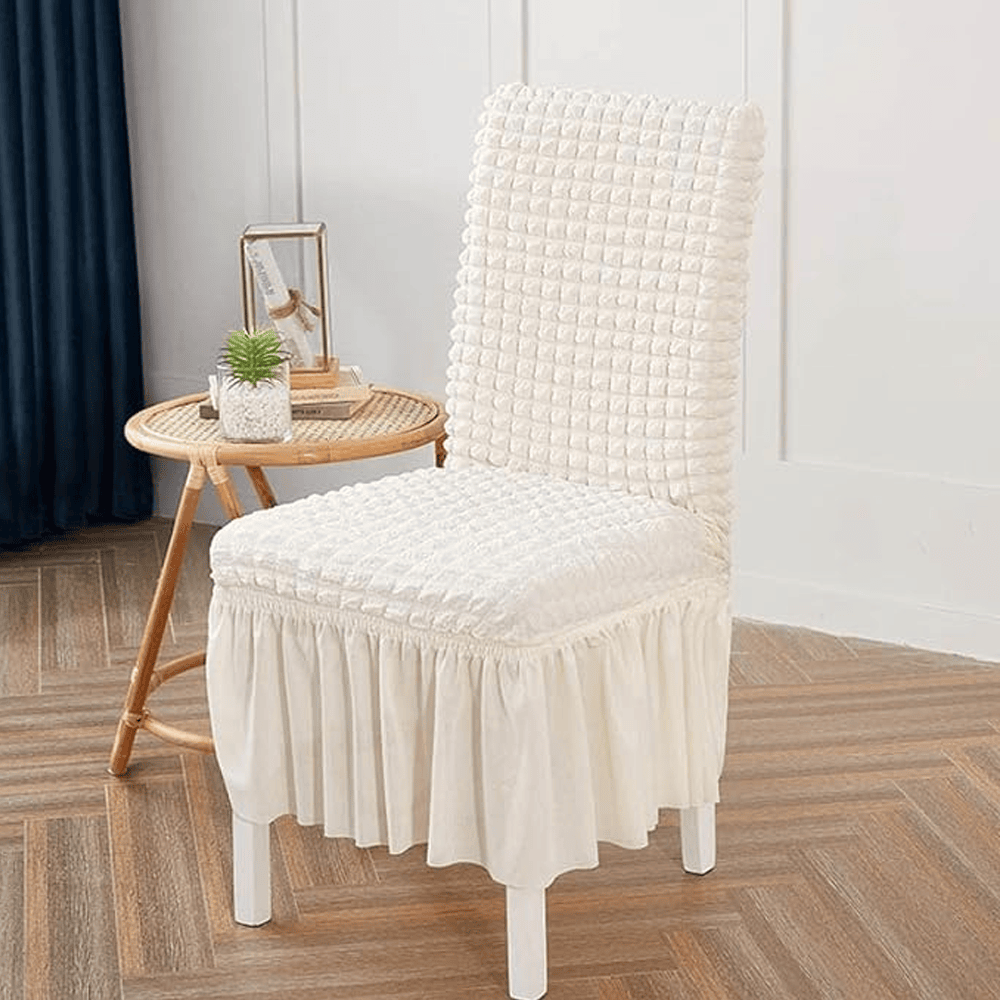 Turkish Style Chair Cover - Off White
