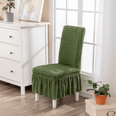 Turkish Style Chair Cover - Olive Green