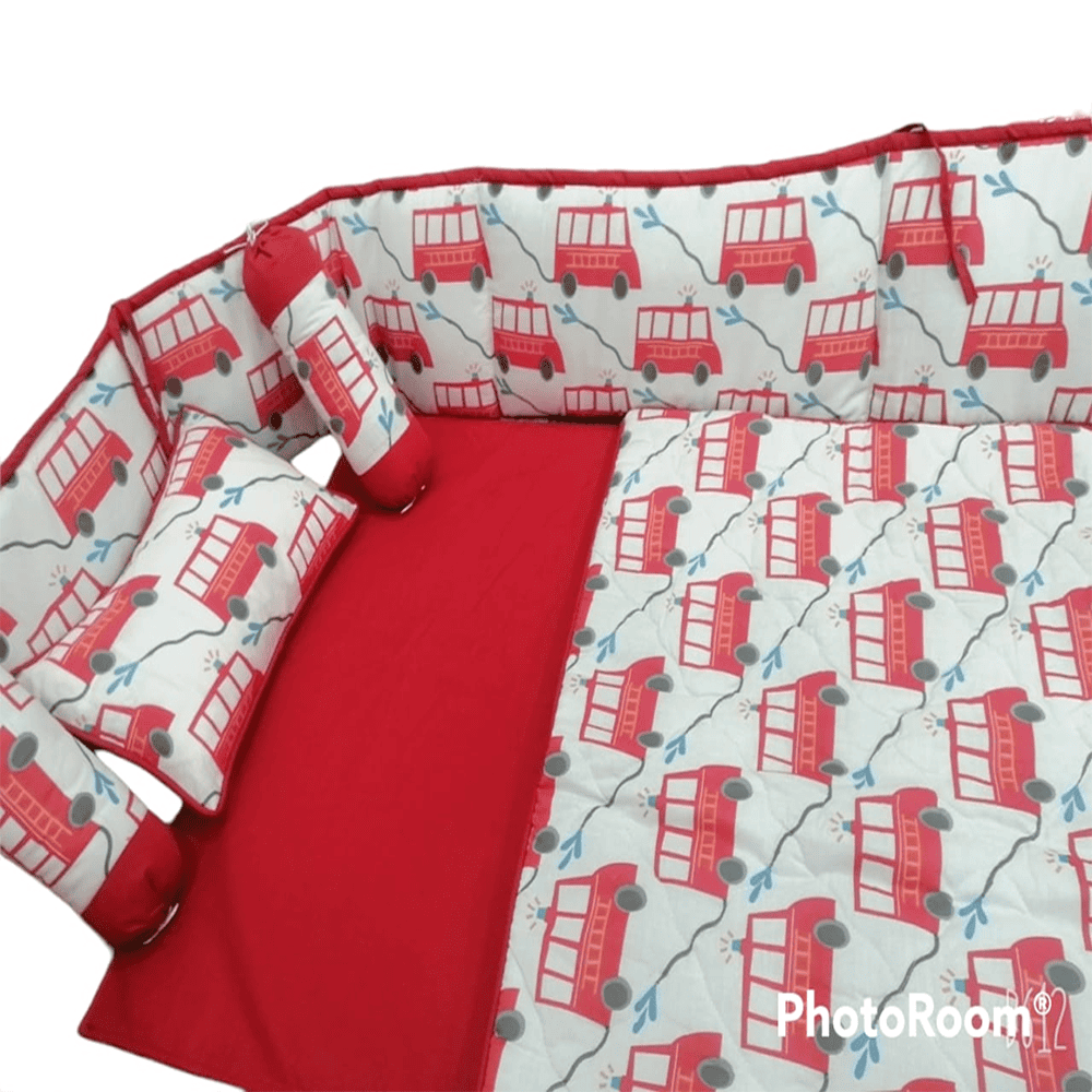 Baby Cot - Bedding Set - Pompous Bus