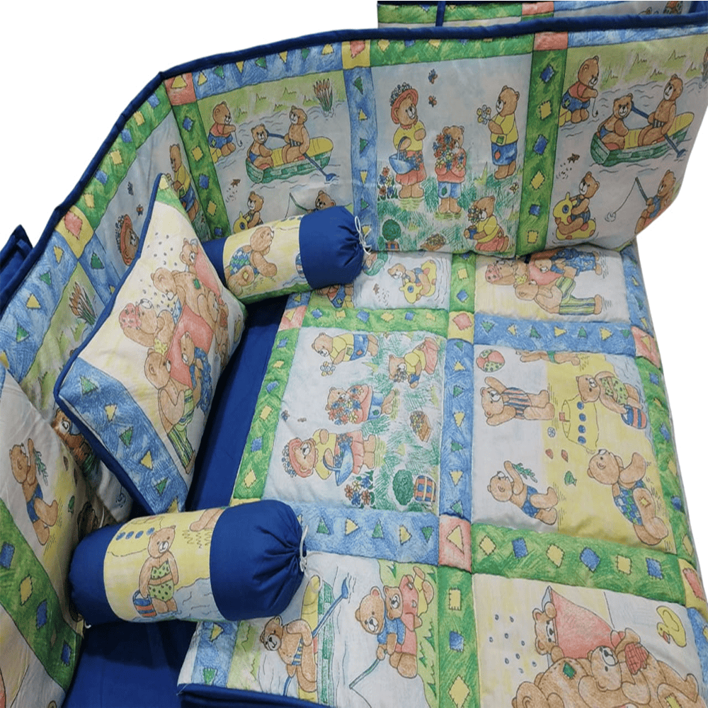 Baby Cot - Bedding Set - Pompous Cartoon