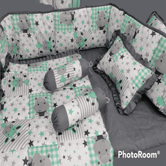Baby Cot - Bedding Set - Pompous Hippo
