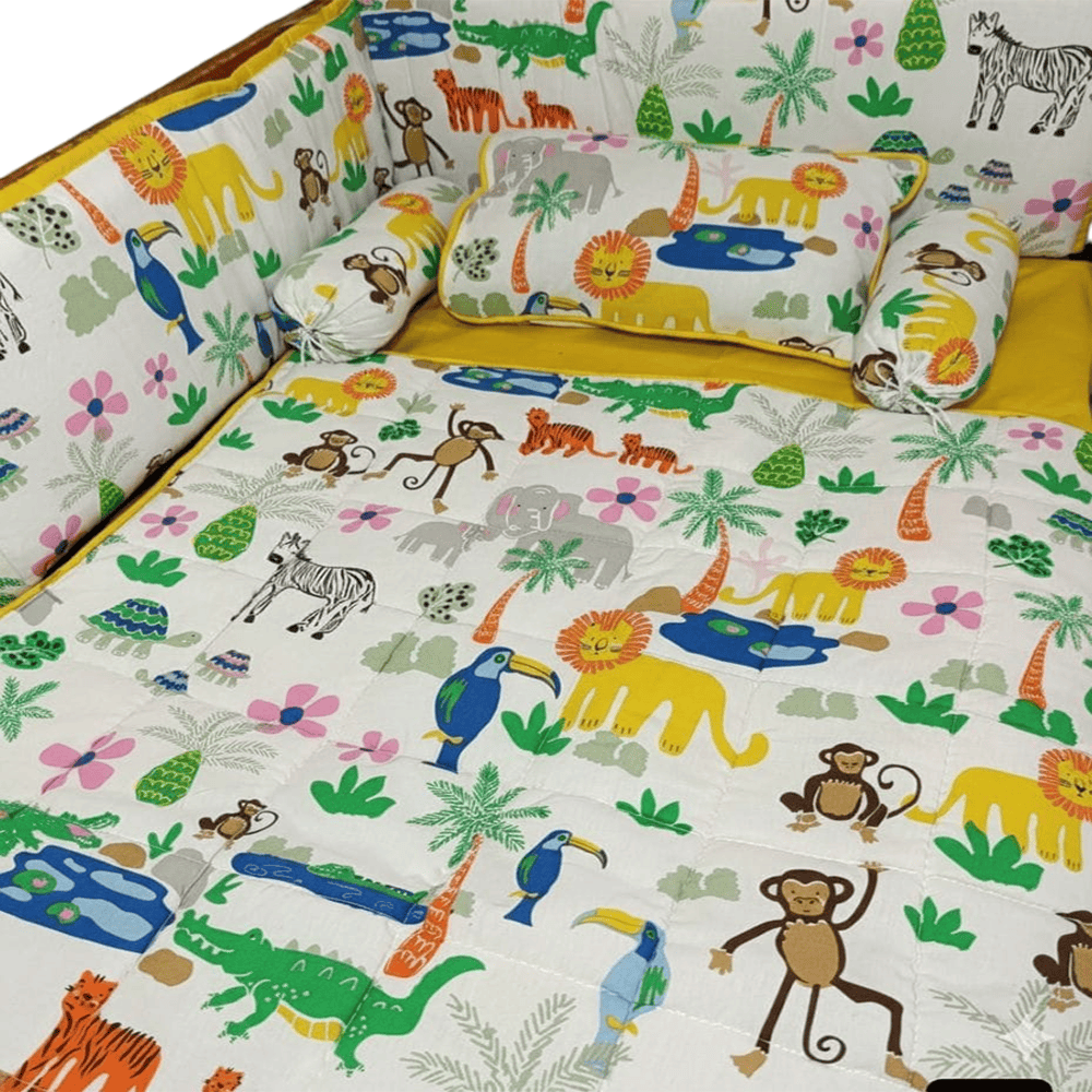 Baby Cot - Bedding Set - Pompous Species