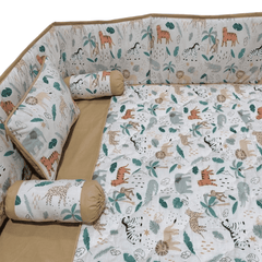 Baby Cot - Bedding Set - Pompous Wild Animals