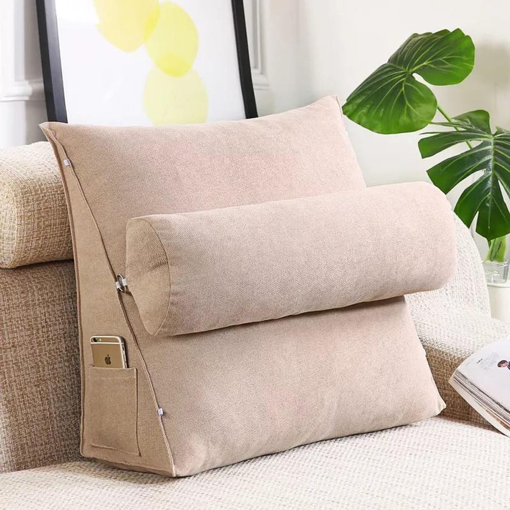 back support cushion beige