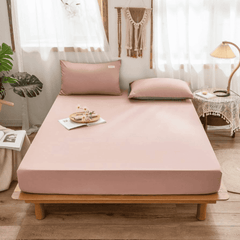 Cotton Fitted Sheet - Rose Gold