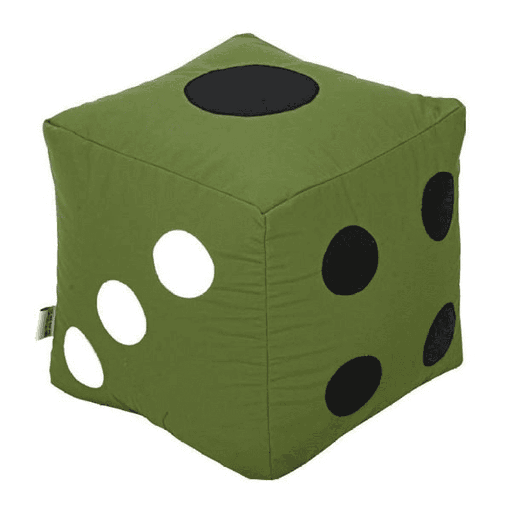 Dice Bean Bag - Green