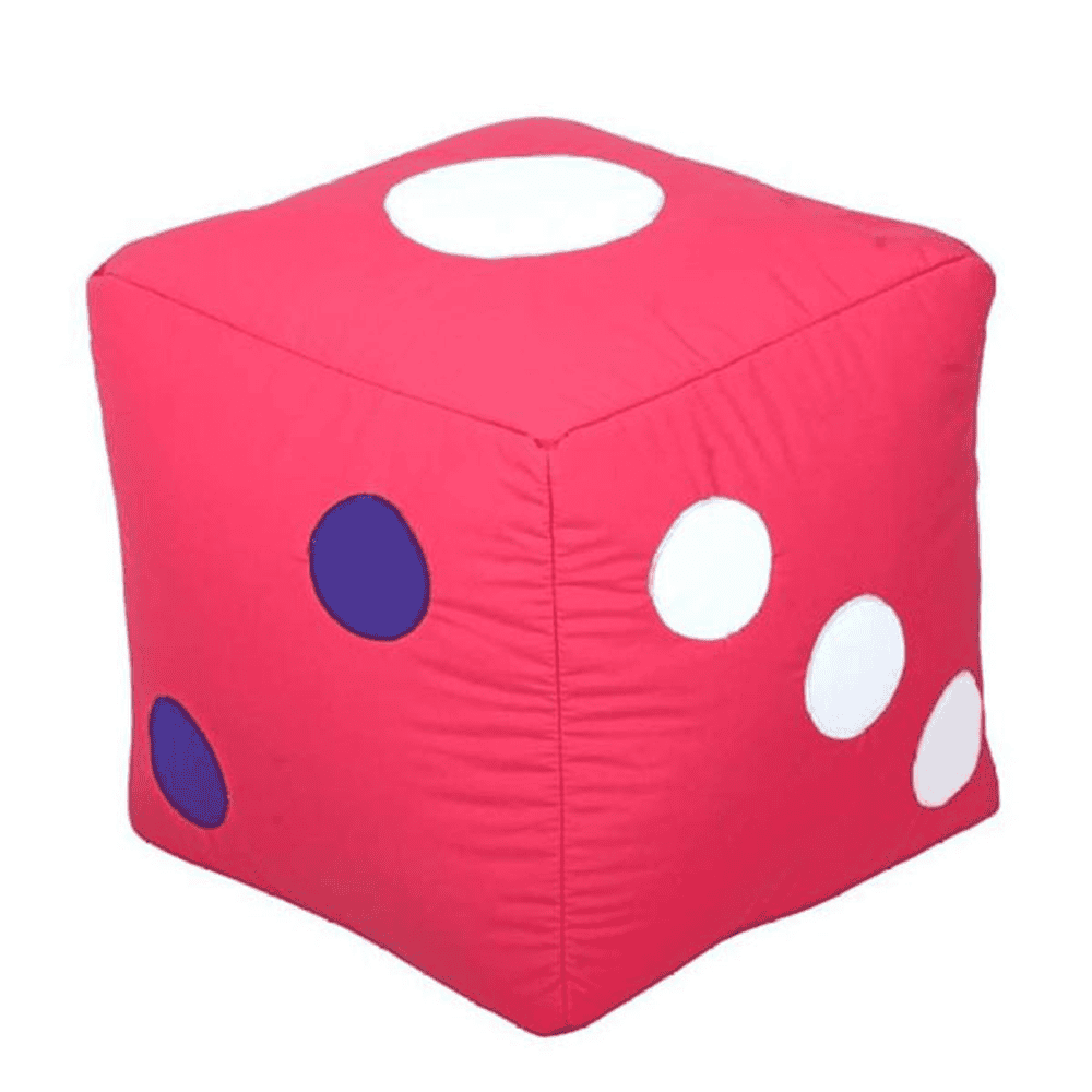 Dice Bean Bag - Pink