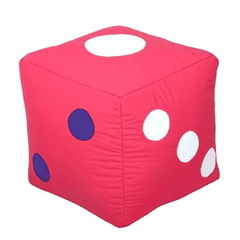 Dice Bean Bag - Pink