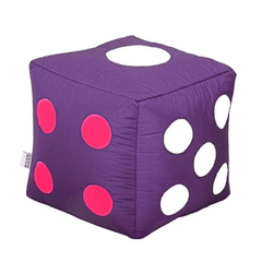Dice Bean Bag - Purple