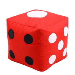 Dice Bean Bag - Red