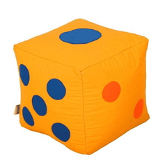 Dice Bean Bag - Yellow