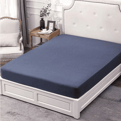 Cotton Fitted Sheet - Slate Grey