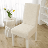Jacquard Chair Cover - Off White