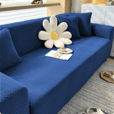 Jacquard Sofa Cover - Blue