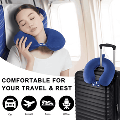 Neck rest Pillow - Blue-1
