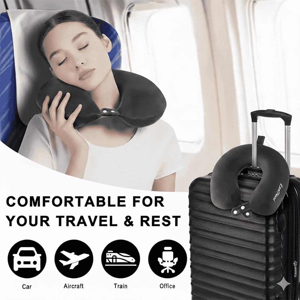 Neck Rest Pillow - Grey-1