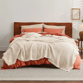 Sofa & Bed Throws Blanket - Beige