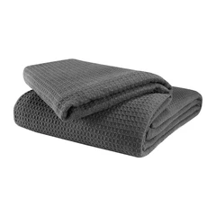 Sofa & Bed Throws Blanket - Grey-2