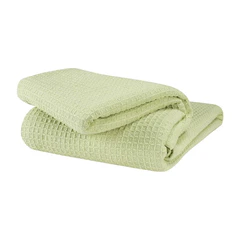 Sofa & Bed Throws Blanket - Ivory Green-2