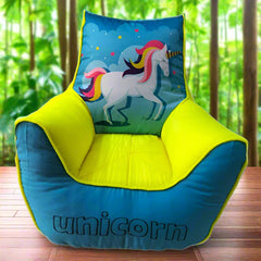 unicorn cartoon bean bag