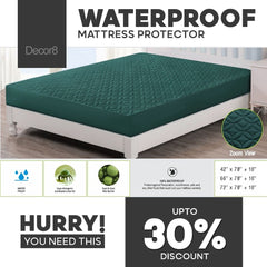 waterproof mattress protector - Green