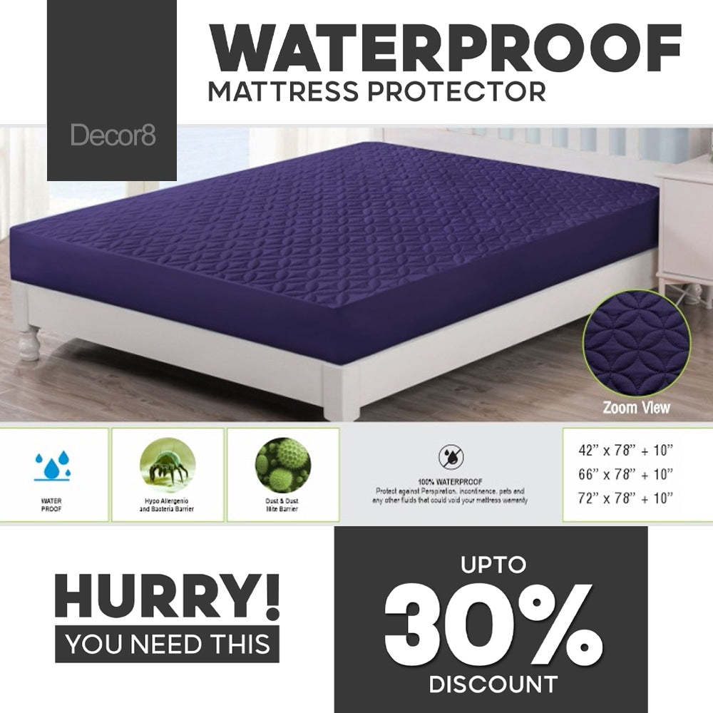 waterproof mattress protector - Magenta