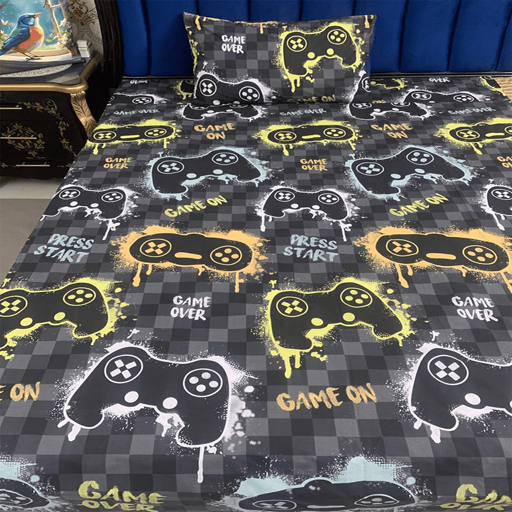 Xbox Cartoon Bed Sheet