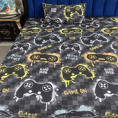 Xbox Cartoon Bed Sheet