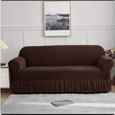 Zebra Sofa Cover - Brown