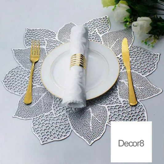 2pcs Coaster Table Mat Set Non-Slip Vinyl  Placemats