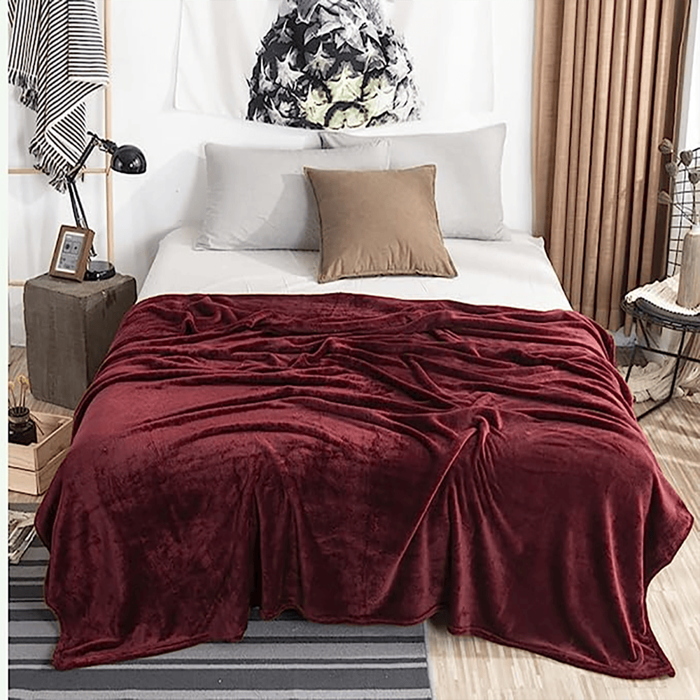 Fleece Blanket – Maroon