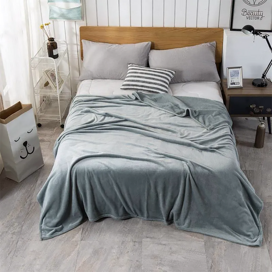 Fleece Blanket – Smoky Grey