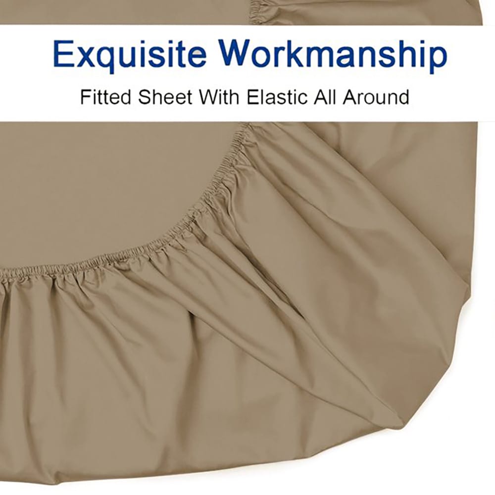 Hazel nut Color Fitted Sheet