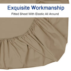 Hazel nut Color Fitted Sheet