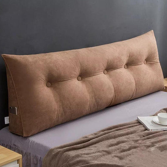 Neck Support Pillow - Brown Velvet
