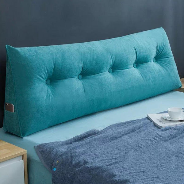 Neck Support Pillow - Sea Green Velvet